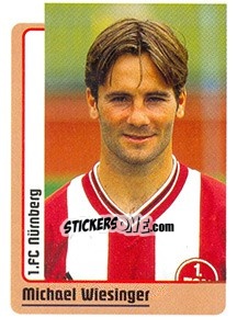Sticker Michael Wiesinger - German Fussball Bundesliga 1998-1999 - Panini