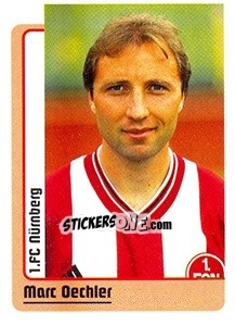 Sticker Marc Oechler - German Fussball Bundesliga 1998-1999 - Panini