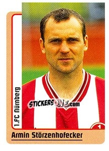 Sticker Armin Störzenhofecker - German Fussball Bundesliga 1998-1999 - Panini