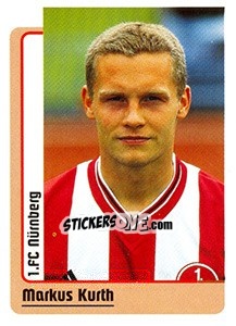 Sticker Markus Kurth - German Fussball Bundesliga 1998-1999 - Panini