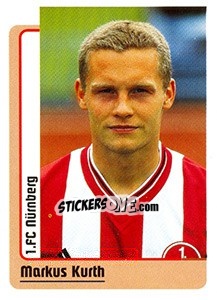 Cromo Markus Kurth - German Fussball Bundesliga 1998-1999 - Panini