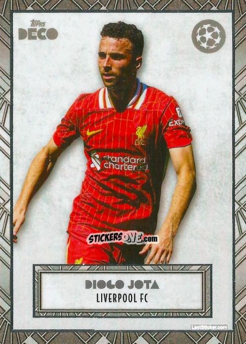 Sticker Diogo Jota - DECO UEFA Club Competitions 2024-2025
 n. 28 - Topps