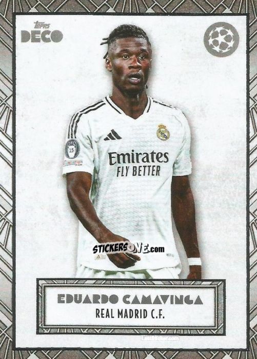 Figurina Eduardo Camavinga - DECO UEFA Club Competitions 2024-2025
 n. 32 - Topps
