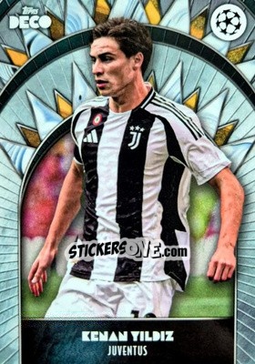 Sticker Kenan Yildiz - DECO UEFA Club Competitions 2024-2025
 n. 49 - Topps