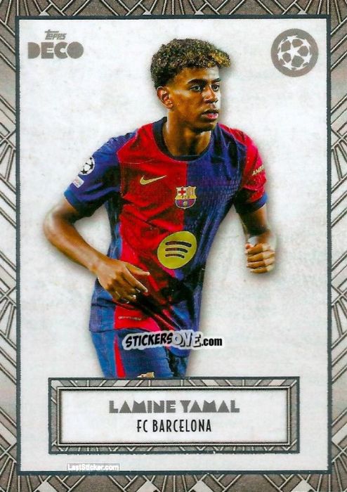 Sticker Lamine Yamal - DECO UEFA Club Competitions 2024-2025
 n. 53 - Topps