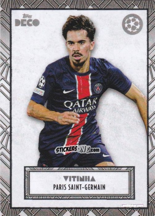Figurina Vitinha - DECO UEFA Club Competitions 2024-2025
 n. 80 - Topps