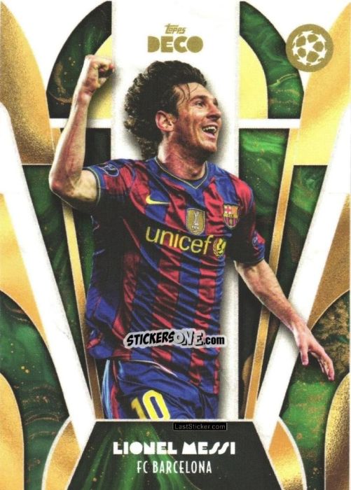 Sticker Lionel Messi - DECO UEFA Club Competitions 2024-2025
 n. 88 - Topps