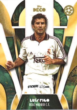 Sticker Luís Figo - DECO UEFA Club Competitions 2024-2025
 n. 89 - Topps