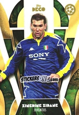 Sticker Zinedine Zidane - DECO UEFA Club Competitions 2024-2025
 n. 91 - Topps