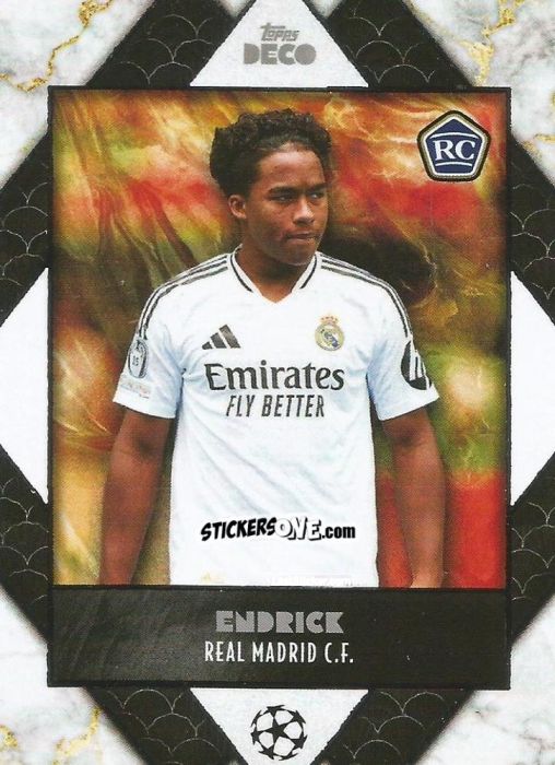 Figurina Endrick - DECO UEFA Club Competitions 2024-2025
 n. 130 - Topps