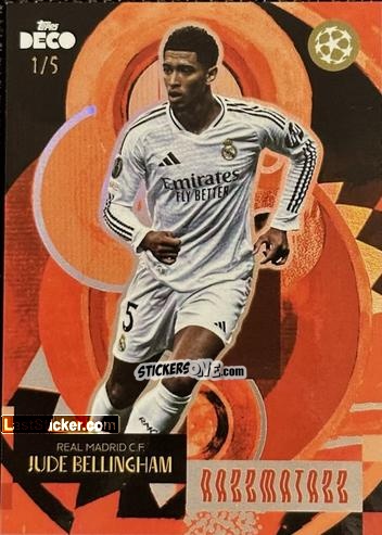 Sticker Jude Bellingham - DECO UEFA Club Competitions 2024-2025
 n. 163 - Topps