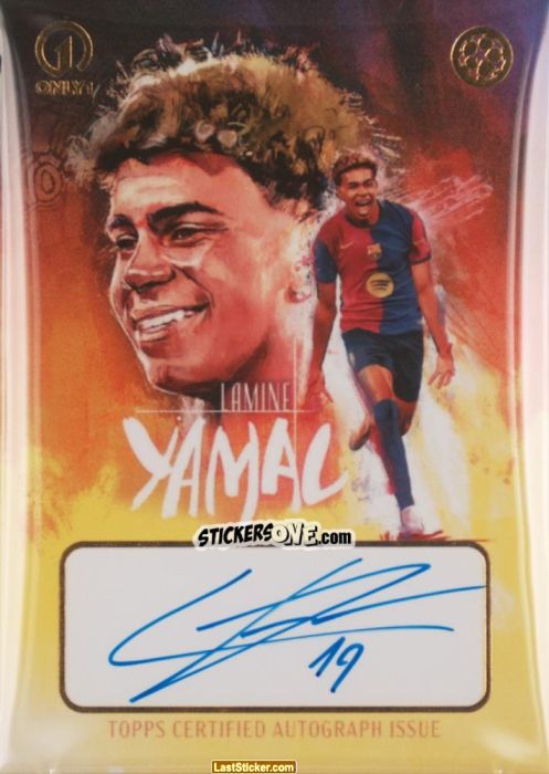 Sticker Lamine Yamal - DECO UEFA Club Competitions 2024-2025
 n. A39 - Topps