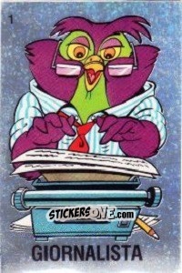 Sticker Giornalista - Supersport 1988 n. 1 - Panini