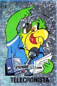 Sticker Telecronista - Supersport 1988 n. 2 - Panini