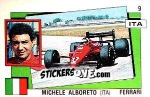 Sticker Michele Alboreto - Supersport 1988 n. 9 - Panini