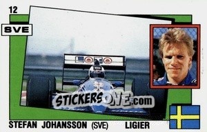 Sticker Stefan Johansson - Supersport 1988 n. 12 - Panini
