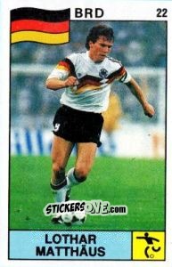 Sticker Lothar Matthaus - Supersport 1988 n. 22 - Panini