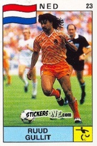 Figurina Ruud Gullit - Supersport 1988 n. 23 - Panini