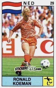 Sticker Ronald Koeman - Supersport 1988 n. 29 - Panini