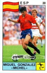Sticker Miguel González 'Michel' - Supersport 1988 n. 30 - Panini