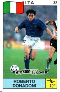 Figurina Roberto Donadoni - Supersport 1988 n. 32 - Panini