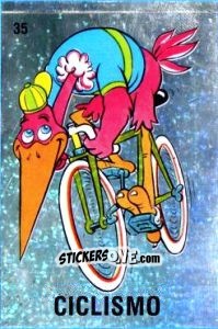 Sticker Ciclismo - Supersport 1988 n. 35 - Panini