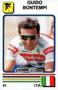 Sticker Guido Bontempi - Supersport 1988 n. 41 - Panini