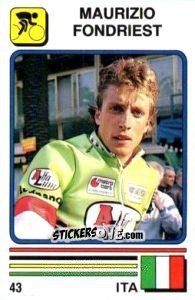 Sticker Maurizio Fondriest - Supersport 1988 n. 43 - Panini
