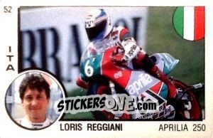 Sticker Loris Reggiani - Supersport 1988 n. 52 - Panini