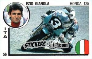 Sticker Edzio Gianola - Supersport 1988 n. 56 - Panini