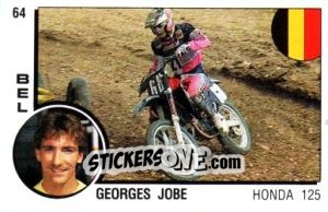 Sticker Georges Jobe - Supersport 1988 n. 64 - Panini