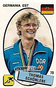 Sticker Thomas Schonlebe - Supersport 1988 n. 70 - Panini