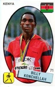 Sticker Billy Konchellah - Supersport 1988 n. 71 - Panini