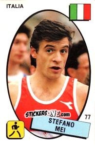 Sticker Stefano Mei - Supersport 1988 n. 77 - Panini
