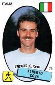 Sticker Alberto Cova - Supersport 1988 n. 79 - Panini