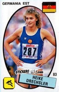 Sticker Heike Drechsler - Supersport 1988 n. 83 - Panini