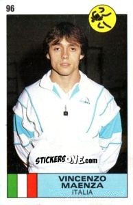 Figurina Vincenzo Maenza - Supersport 1988 n. 96 - Panini