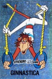 Sticker Ginnastica [gymnastics] - Supersport 1988 n. 106 - Panini