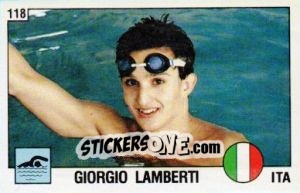 Sticker Giorgio Lamberti - Supersport 1988 n. 118 - Panini