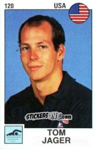 Sticker Tom Jager - Supersport 1988 n. 120 - Panini