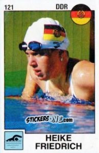 Sticker Heike Friedrich - Supersport 1988 n. 121 - Panini