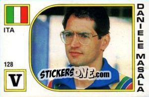 Sticker Daniele Masala - Supersport 1988 n. 128 - Panini