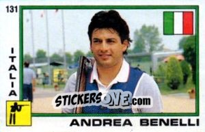 Sticker Andrea Benelli - Supersport 1988 n. 131 - Panini