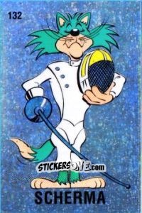 Sticker Scherma [fencing] - Supersport 1988 n. 132 - Panini