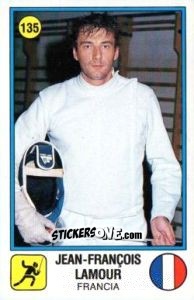 Sticker Jean-Francois Lamour - Supersport 1988 n. 135 - Panini