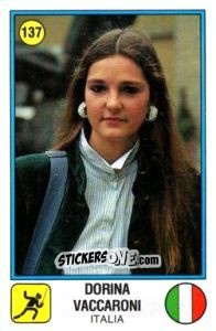 Sticker Dorina Vaccaroni - Supersport 1988 n. 137 - Panini
