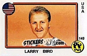 Sticker Larry Bird - Supersport 1988 n. 140 - Panini