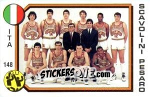 Sticker Scavolini Pesaro - Supersport 1988 n. 148 - Panini