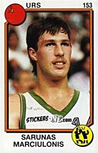 Sticker Sarunas Marciulonis - Supersport 1988 n. 153 - Panini