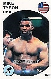 Sticker Mike Tyson - Supersport 1988 n. 160 - Panini